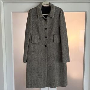 Marni Vintage Herringbone Coat